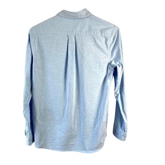 Vineyard Vines Boys Light Blue Button Up 
Shirt Size 16 Long Sleeve Basic - Picture 6 of 9